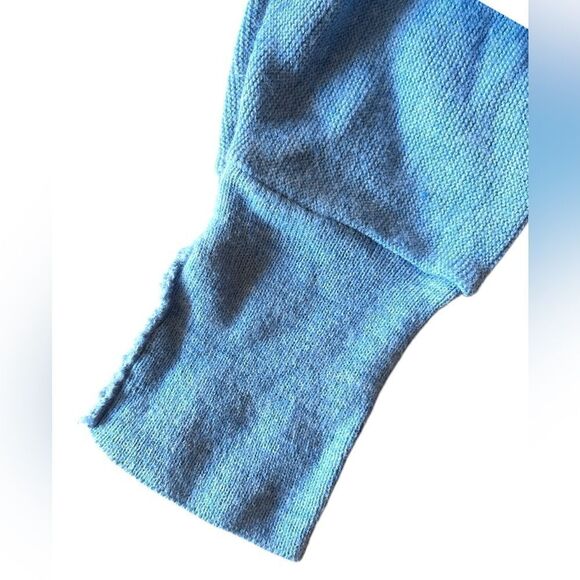 CYFRESS LINKS Men Large Cardigan 100% Acrylic Bottoms Down Long Sleeve Gray - Picture 4 of 6